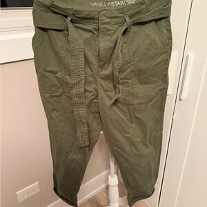 Vanilla Star Men's Green Cargo Pants